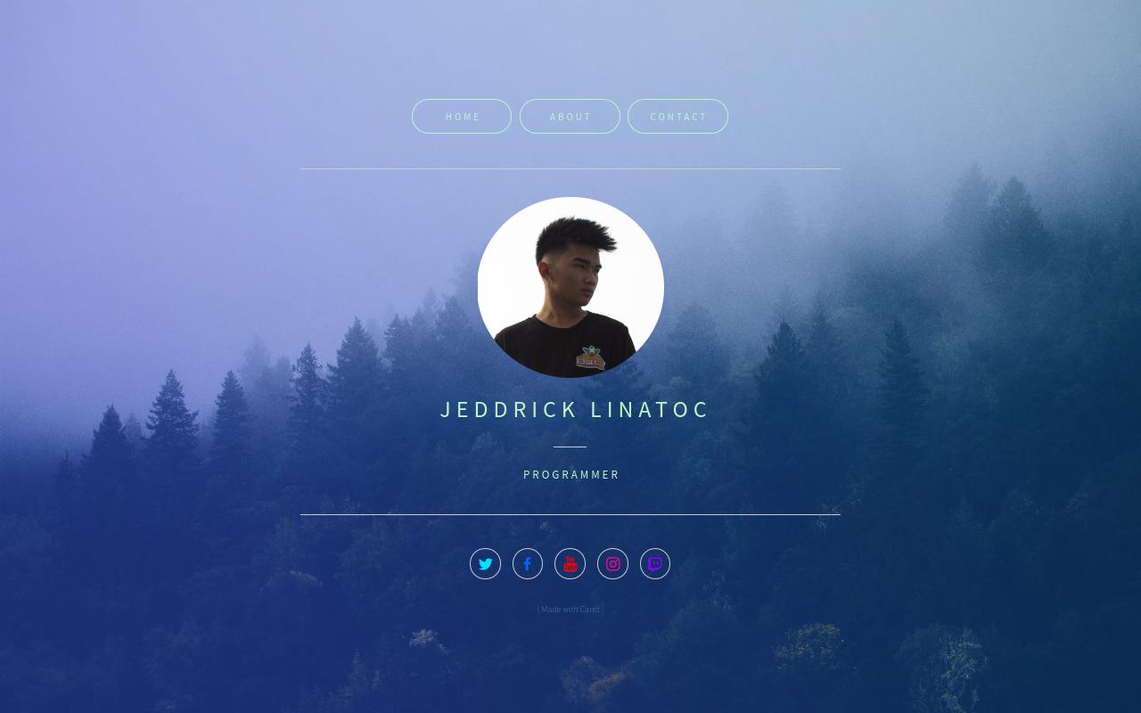 Carrd profile picture for @jed